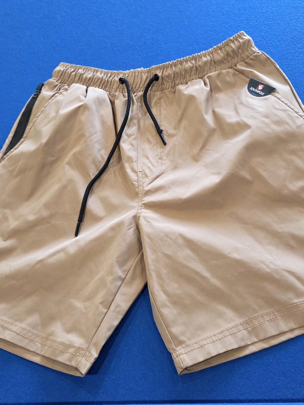 South Pole Tan Standard Issue  Elastic-Waist Shorts / Size Medium